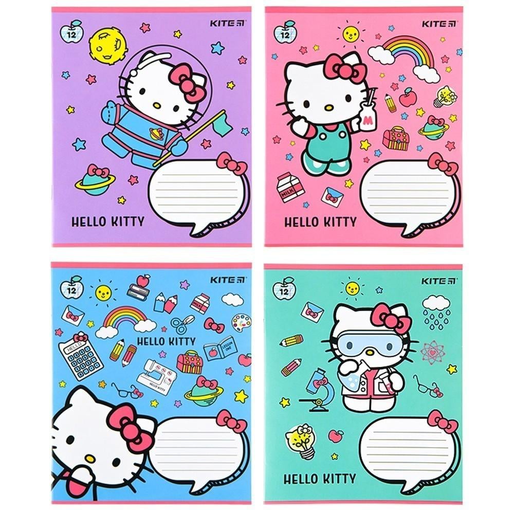 Комплект школьных тетрадей KITE Hello Kitty 12 листов 25 шт. (HK22-235_25pcs)