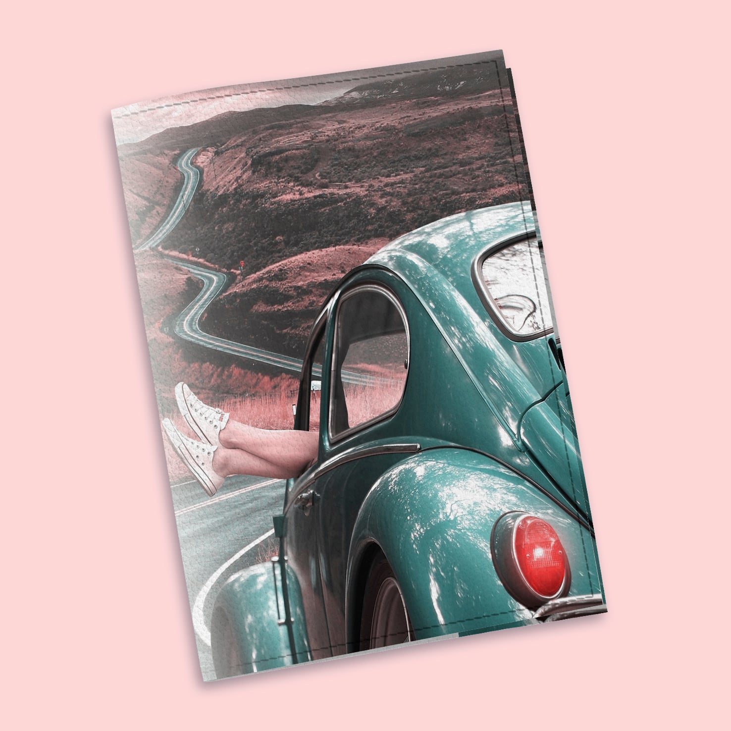 Обложка на паспорт The cover Ретро машина 9,6x13,3 см (907004)