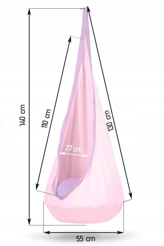 Детские качели подвесные NEO-SPORT Гнездо-кокон с подушкой Розовый (23525601) - фото 2 Детские качели подвесные NEO-SPORT Гнездо-кокон с подушкой Розовый (23525601) - фото 2