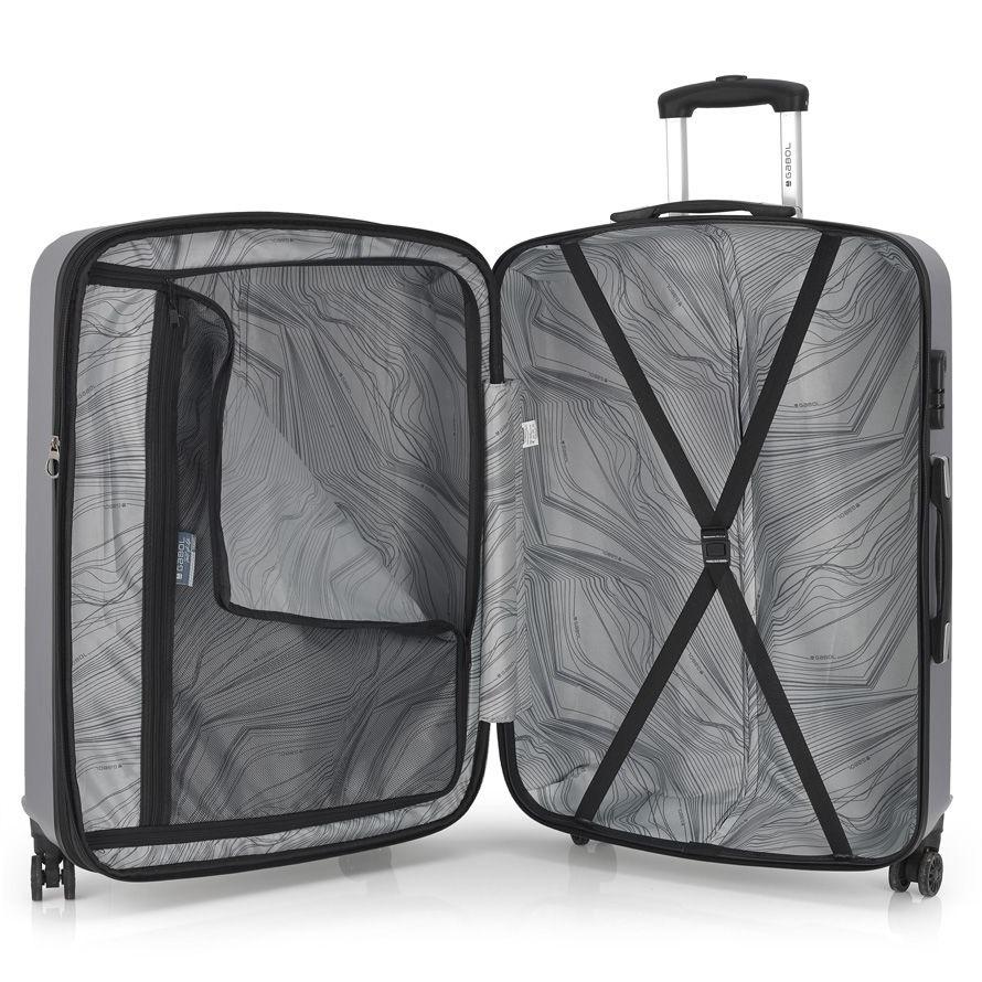 Чемодан Gabol Alabama L Silver (121847-022) - фото 2 Чемодан Gabol Alabama L Silver (121847-022) - фото 2