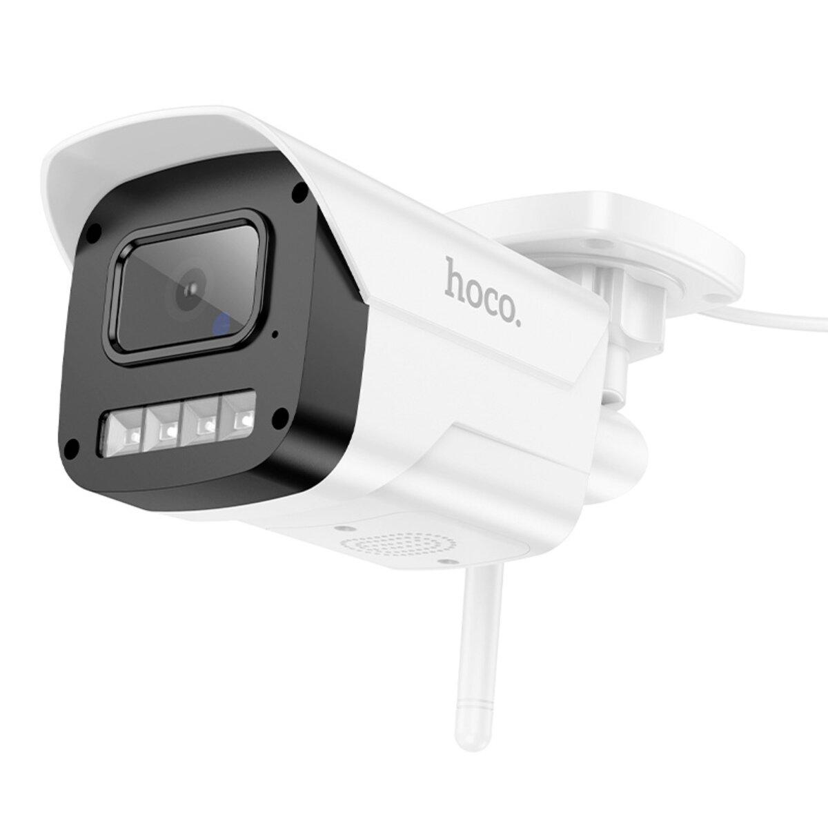 Камера відеоспостереження IP Hoco D4 Outdoor gun-type HD camera 1920x1080 US White (6942007635585) - фото 3 Камера відеоспостереження IP Hoco D4 Outdoor gun-type HD camera 1920x1080 US White (6942007635585) - фото 3