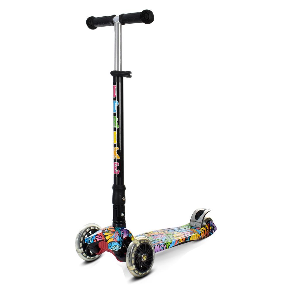 Самокат детский MAXI iTrike JR3-003-1-WP18 складной (32122)