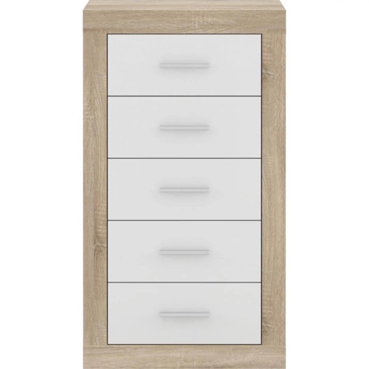Комод в спальню Гербор Сара KOM5S Дуб Сонома/Нимфея Альба (GRB-1153) - фото 1 Комод в спальню Гербор Сара KOM5S Дуб Сонома/Нимфея Альба (GRB-1153) - фото 1
