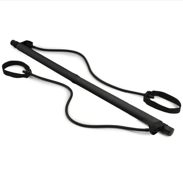 Палка тренировочная с эспандерами Hop-Sport HS-T090GS Черный (4911) - фото 2 Палка тренировочная с эспандерами Hop-Sport HS-T090GS Черный (4911) - фото 2