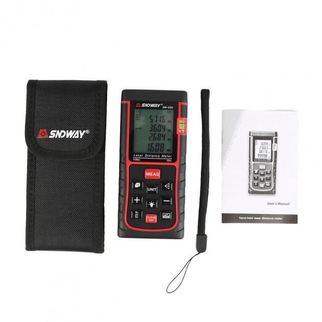 Далекомір лазерний SNDWAY SW-E50 50 м - фото 7