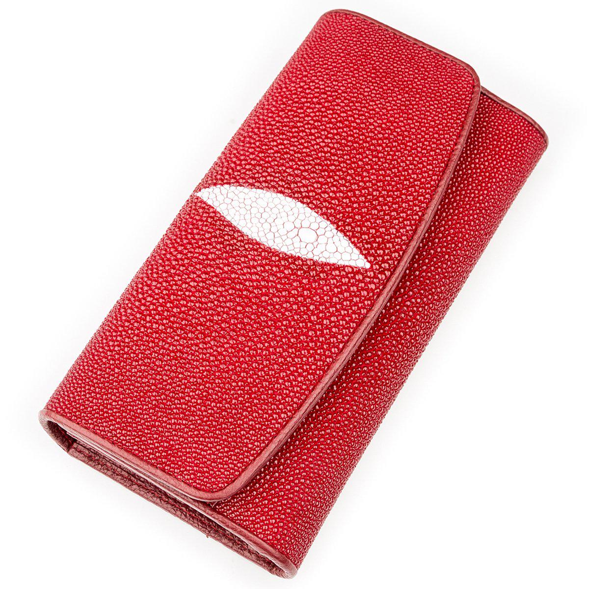 Кошелек женский Stingray leather 18621 кожа Красный