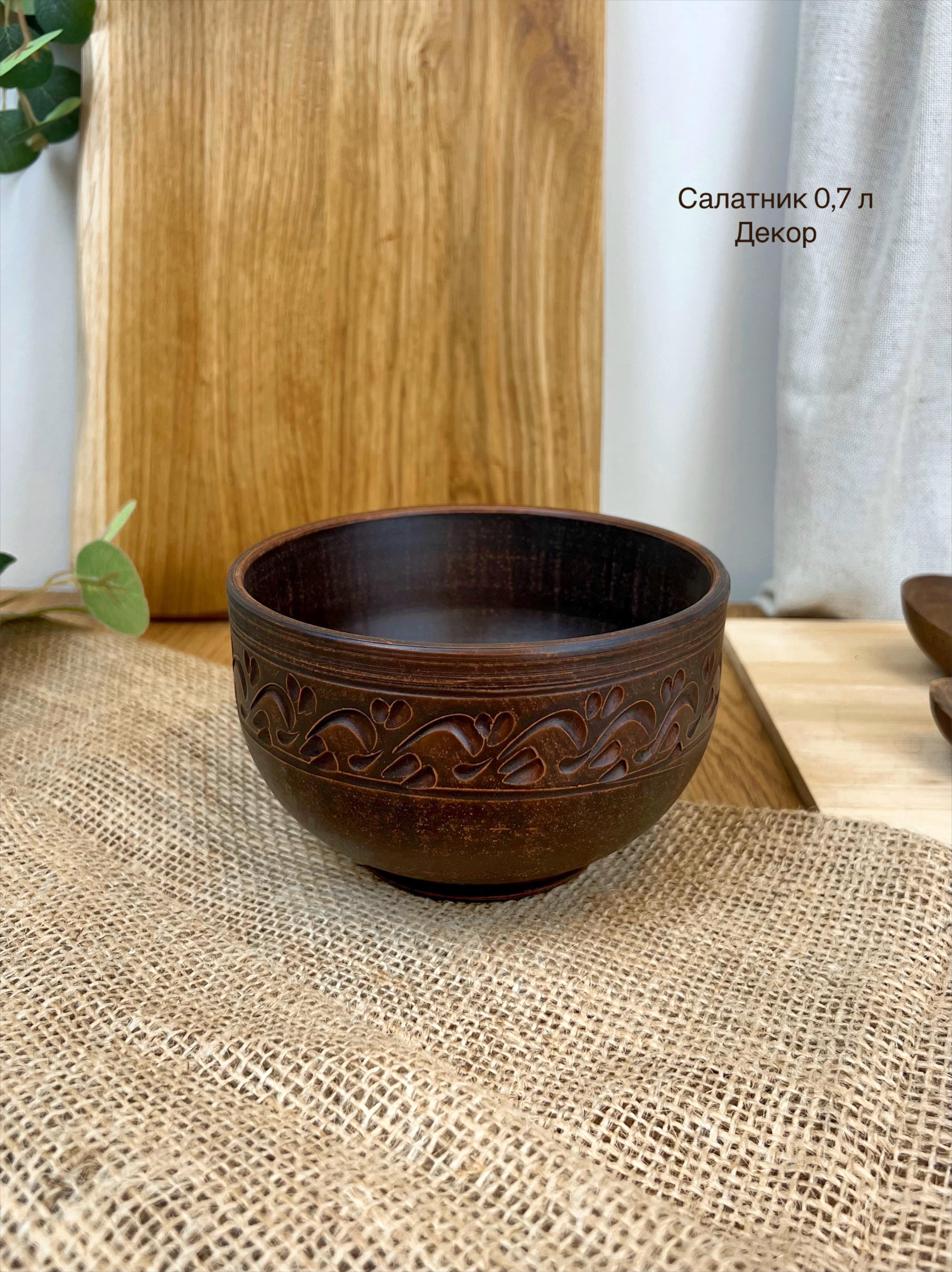 Набор керамической глиняной посуды Рождественский Двенадцать блюд большой декор (3129-4) - фото 15