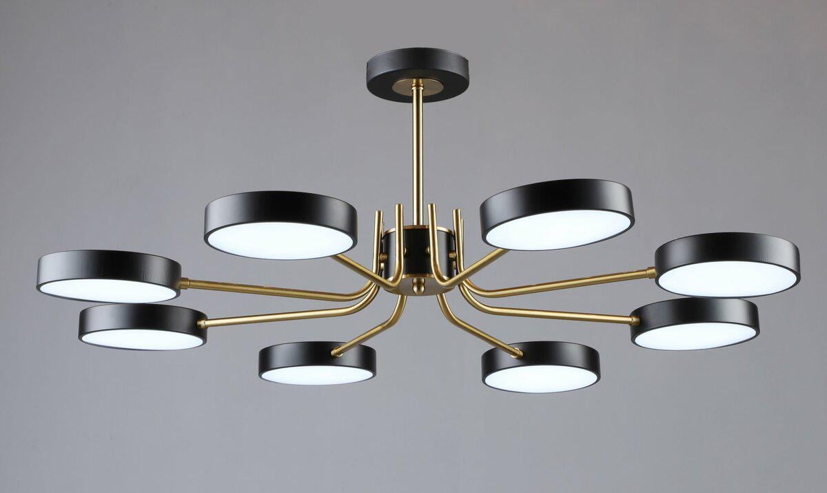 Люстра светодиодная Sirius B BK+COP 96W Черный (N6371/8)