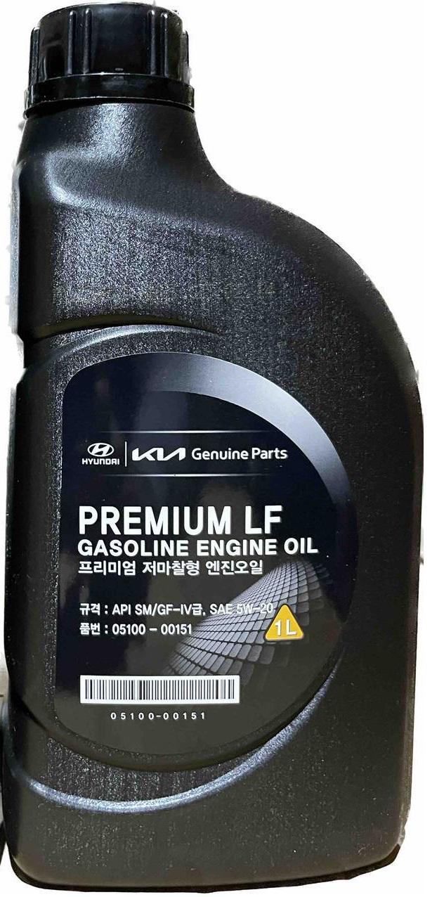 Моторное масло Mobis Premium LF SM 5W-20 1 л (0510000151)