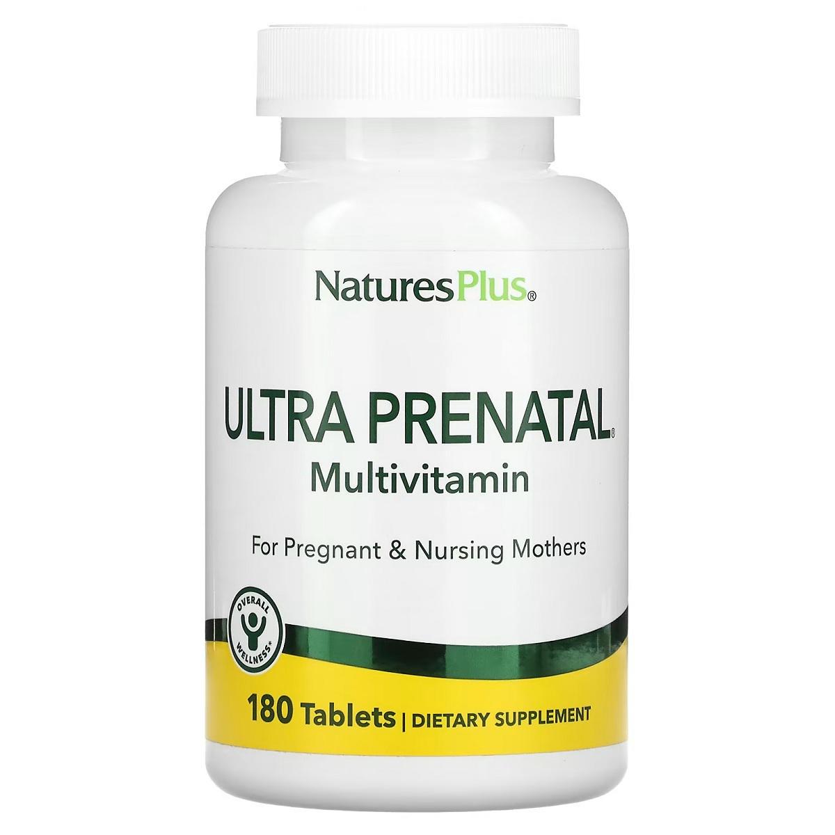 Мультивитамины Natures Plus Ultra Prenatal Multivitamin 180 таблеток