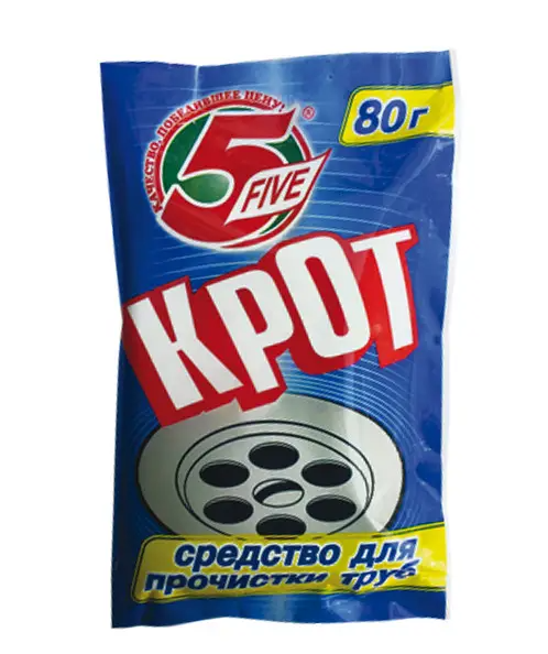Кріт Five Миттєве очищення для холодної води 80 г (91155) Кріт Five Миттєве очищення для холодної води 80 г (91155)