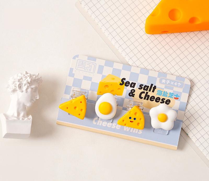 Набор скрепок 4 шт. Желтый (КС-01-1)