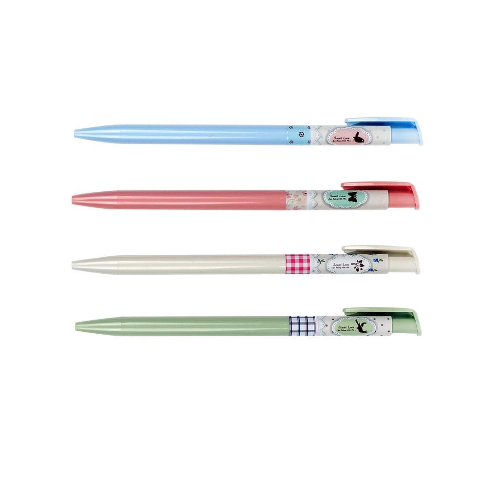 Ручка шариковая автоматическая M&G “Sweet Love” 50 шт. в шоубоксе толщина линии 0,5 мм Синий (ABP40971)