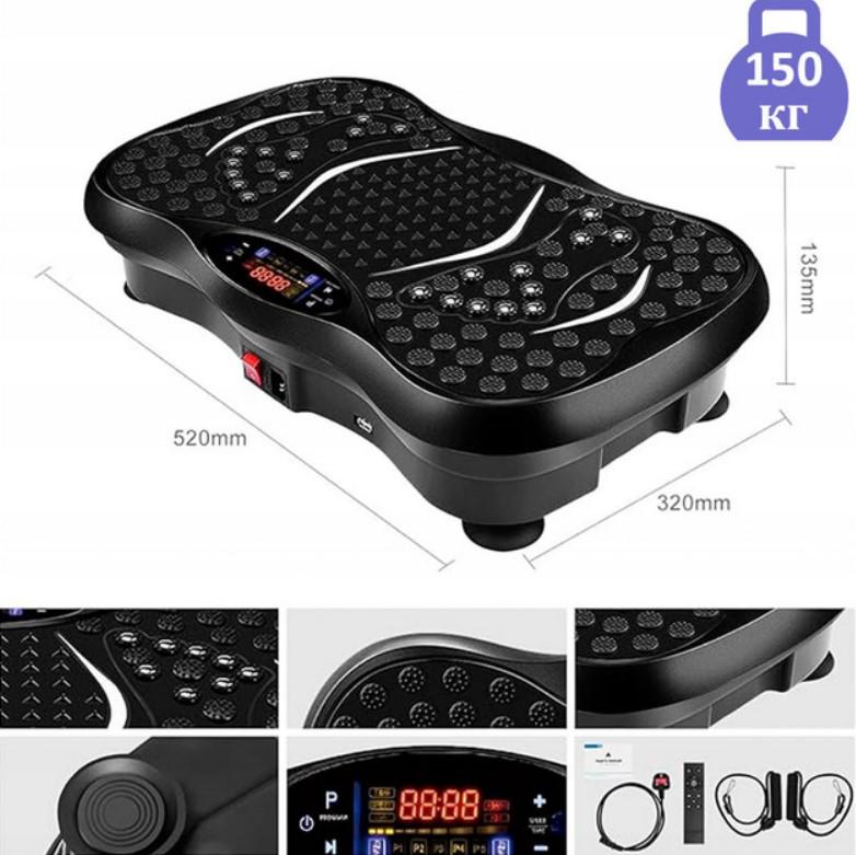 Тренажер-платформа Bluetooth с эспандерами и пультом Черный (2104618720) - фото 5 Тренажер-платформа Bluetooth с эспандерами и пультом Черный (2104618720) - фото 5