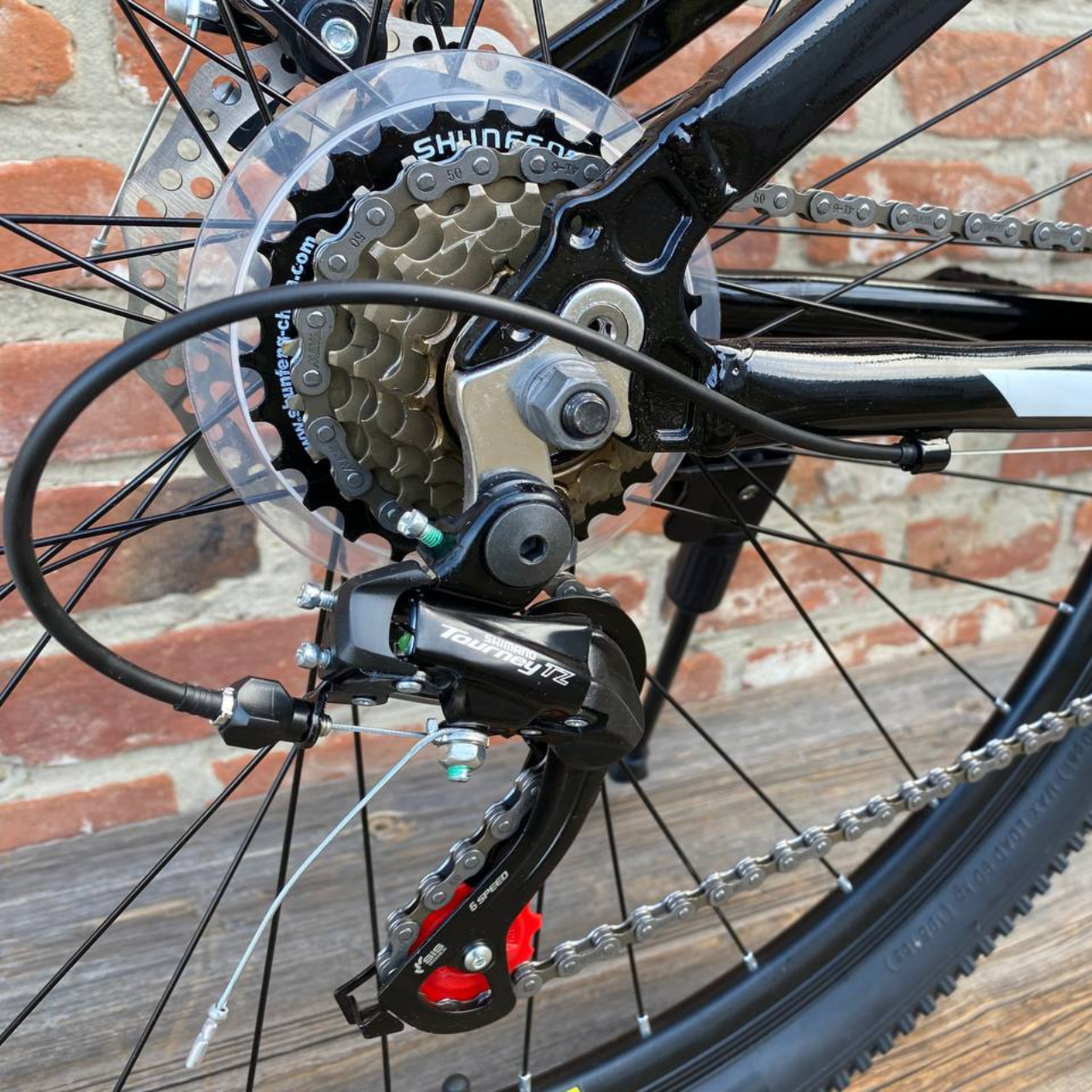 Велосипед AL Royal CUBA 26" 13" рама 2025 Чорно-червоний - фото 5