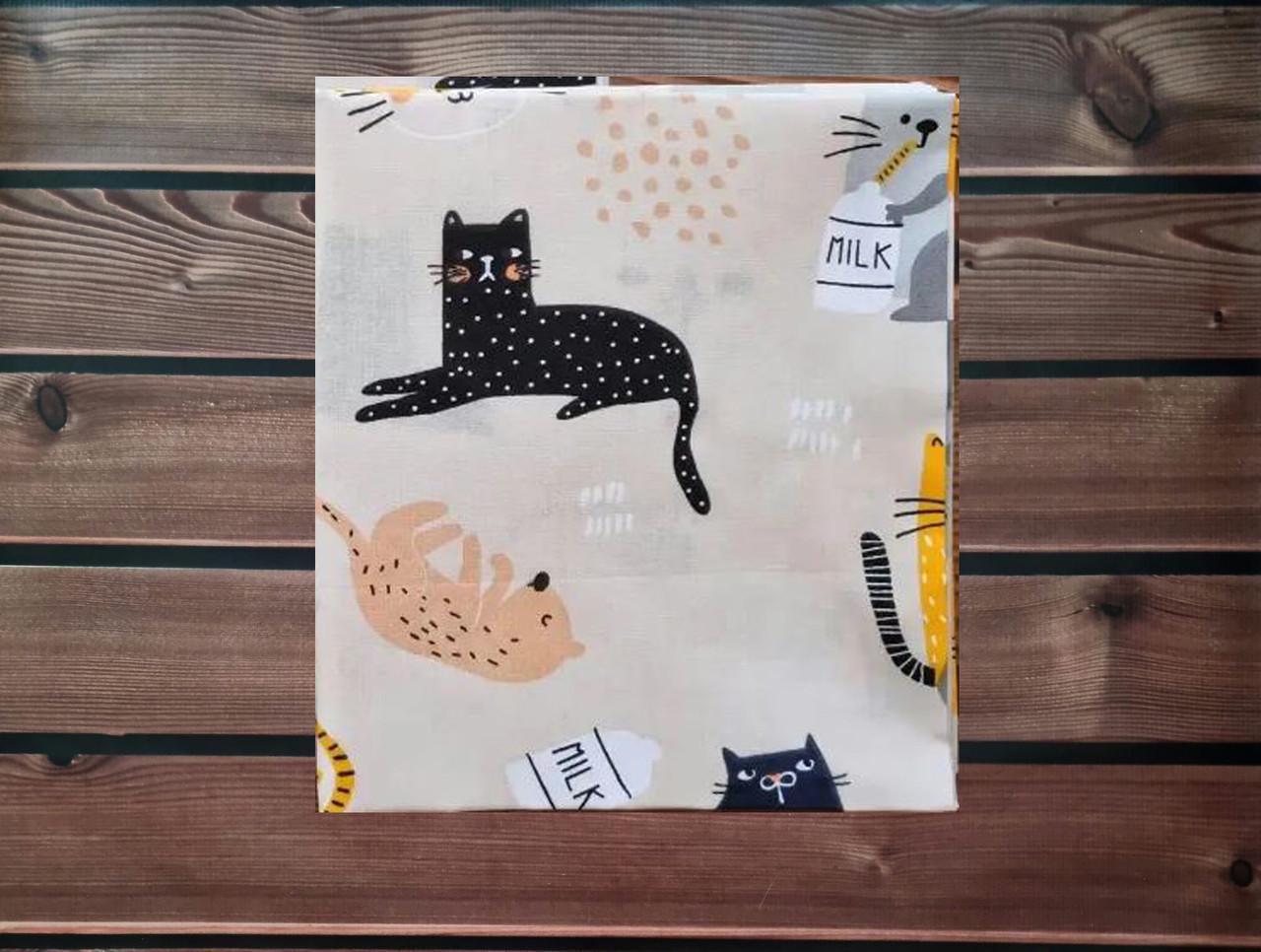 Пеленка детская BST из натуральной хлопковой ткани 90х80 см Бежевый (1798900045)