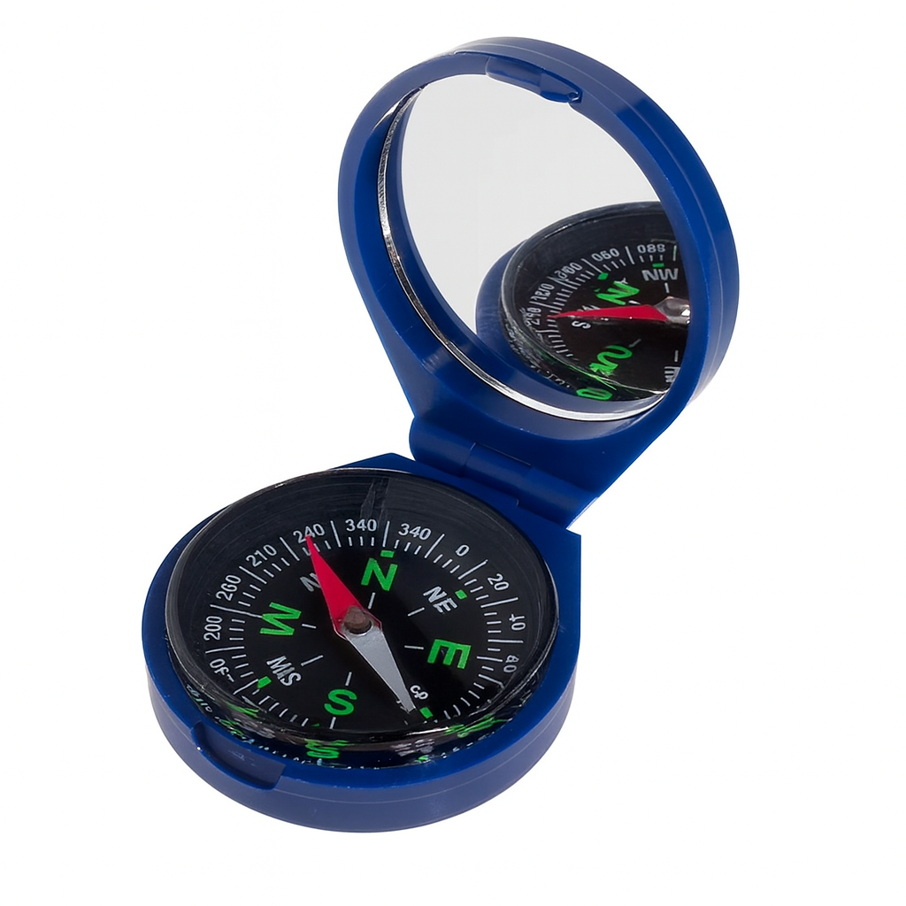 Компас жидкостной туристический DC-45-8A с зеркалом Синий (29466149)