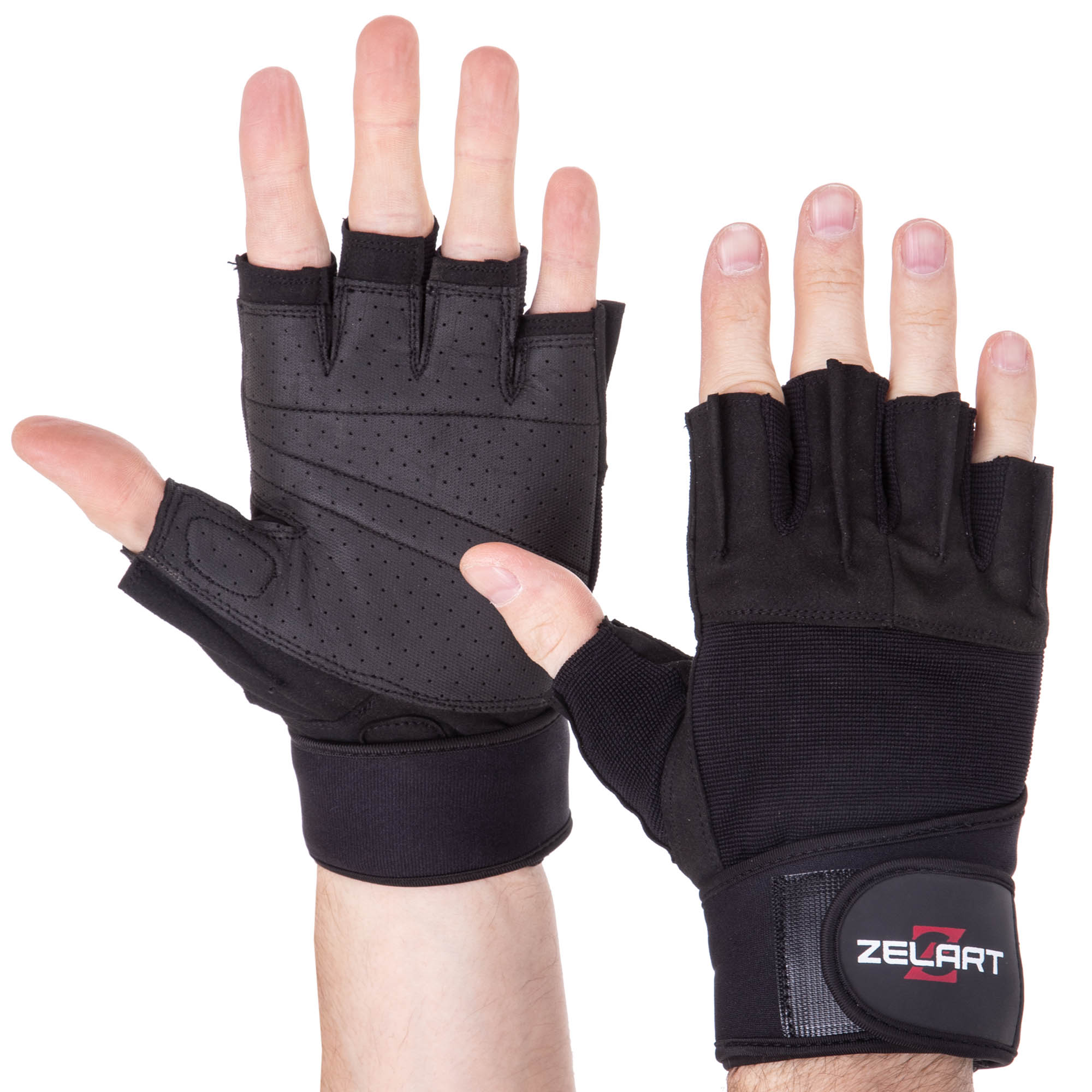 Перчатки для тяжелой атлетики Zelart SB-161099 M Черный (62fa65e9b8fc4d48d24f1130)