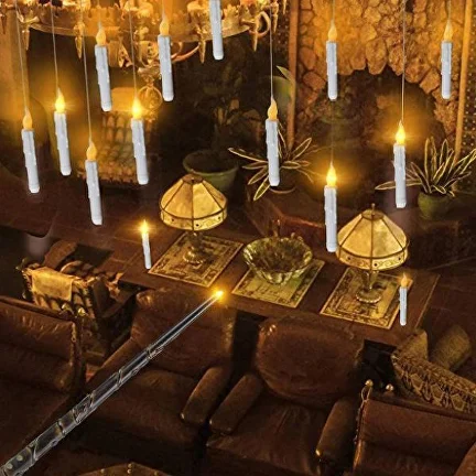 Світлодіодний світильник на батарейці з пультом дистанційного керування у вигляді Чарівної палички 12 шт. (D00376-1) - фото 9 Світлодіодний світильник на батарейці з пультом дистанційного керування у вигляді Чарівної палички 12 шт. (D00376-1) - фото 9