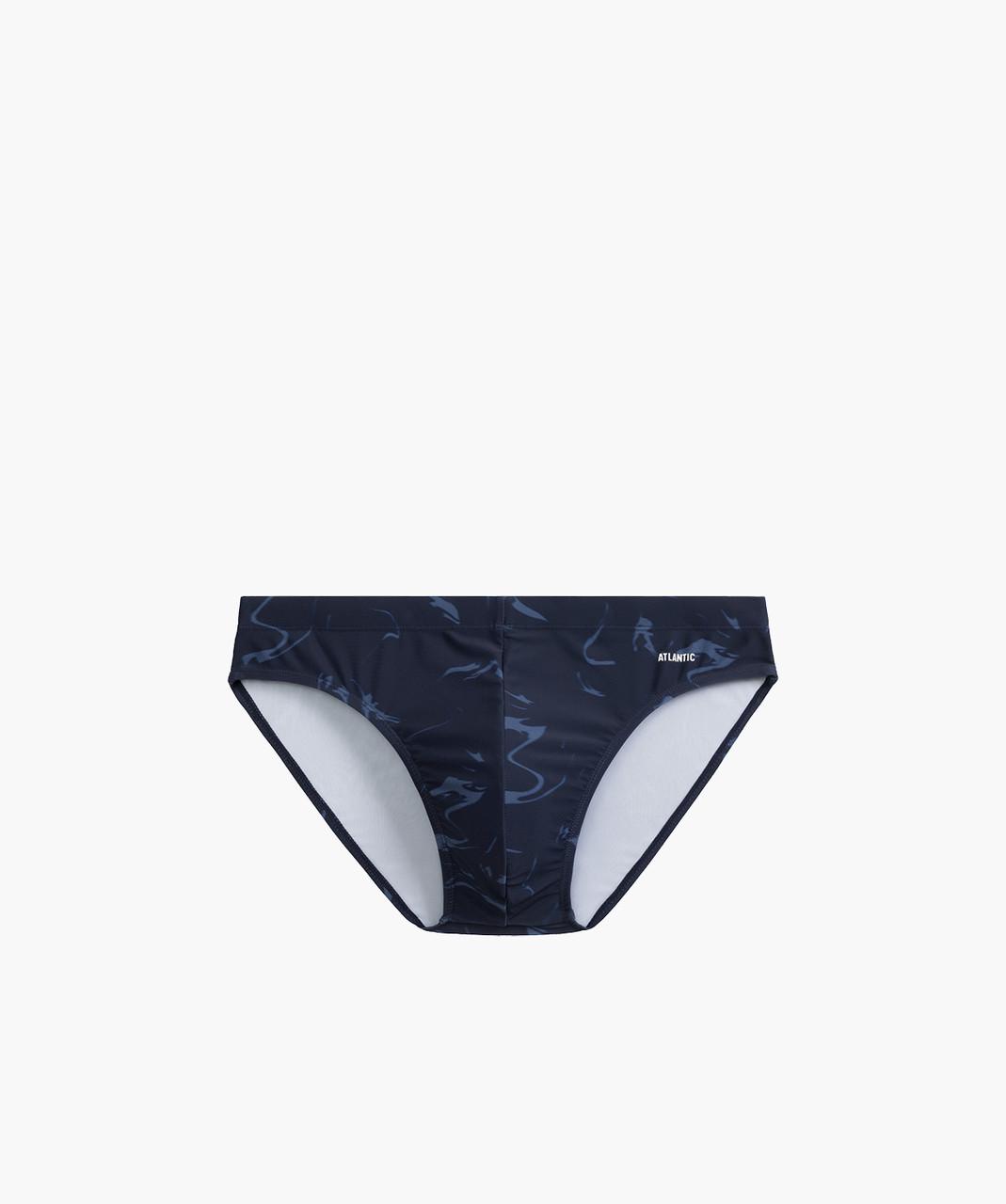 Плавки-брифи чоловічі Atlantic KMT-339 облягаючі анатомічного крою з низькою посадкою M Темно-синій/Блакитний (2596973271) - фото 3 Плавки-брифи чоловічі Atlantic KMT-339 облягаючі анатомічного крою з низькою посадкою M Темно-синій/Блакитний (2596973271) - фото 3