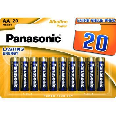 Батарейки Panasonic Alkaline Power щелочные AA блистер 20 шт.