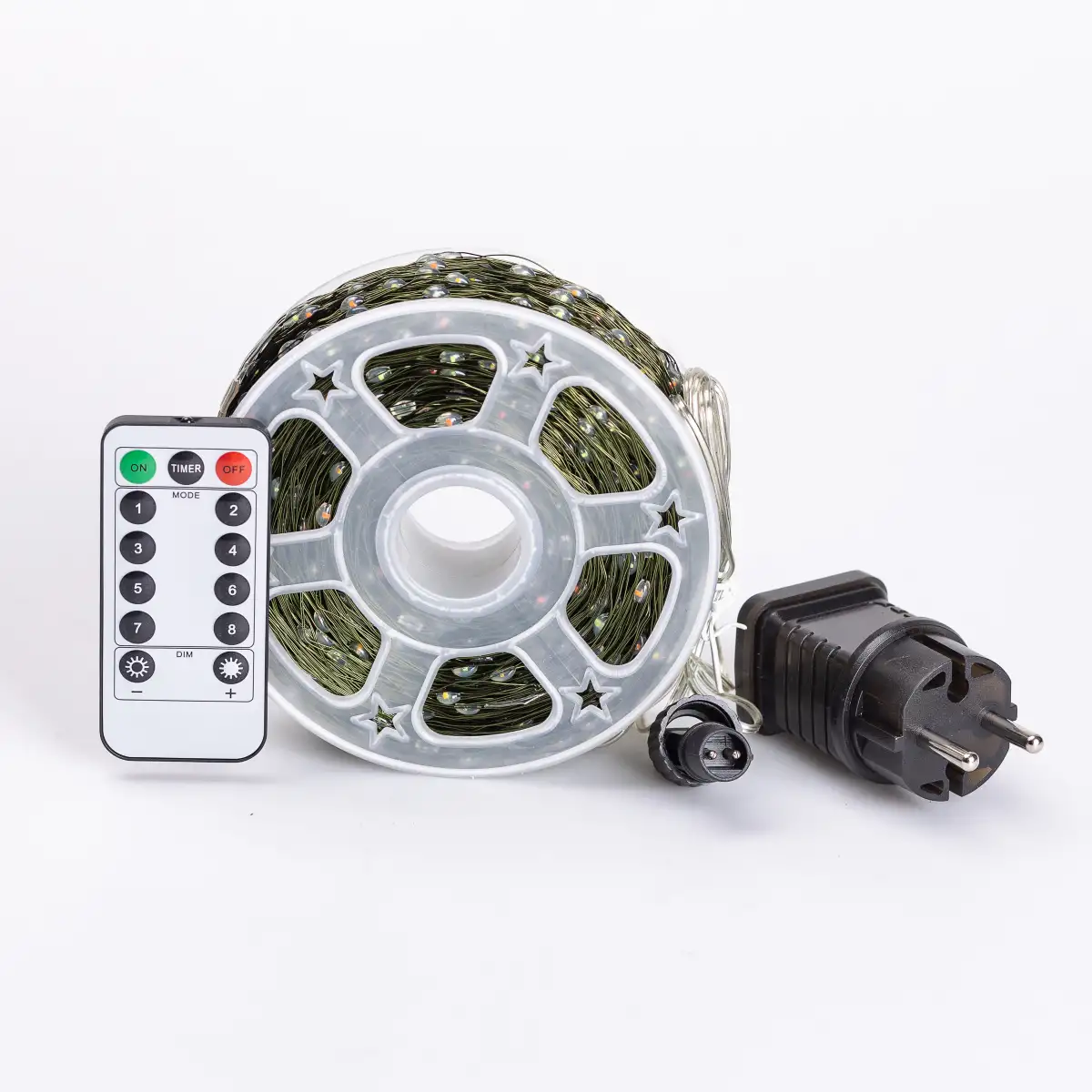 Гирлянда нить GarlandoPro 2000L200MGML Роса 2000 LED 200 м с пультом от сети Разноцветный (118-107-2000L200MGML) - фото 2 Гирлянда нить GarlandoPro 2000L200MGML Роса 2000 LED 200 м с пультом от сети Разноцветный (118-107-2000L200MGML) - фото 2