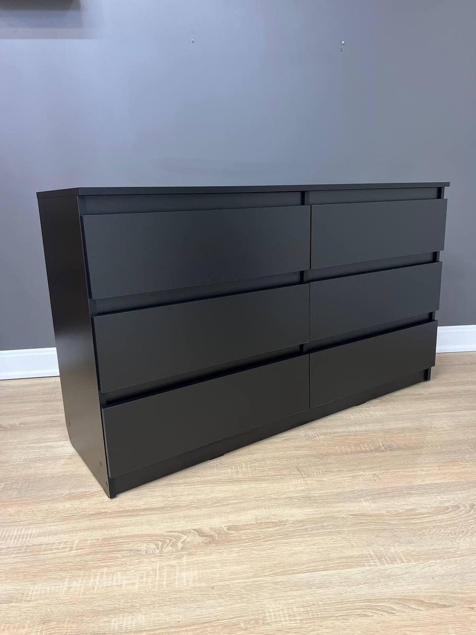 Комод Kvatro 130 на 6 шухляд 1300х750х400 мм Дуб аппалачі/Німфея альба - фото 2 Комод Kvatro 130 на 6 шухляд 1300х750х400 мм Дуб аппалачі/Німфея альба - фото 2