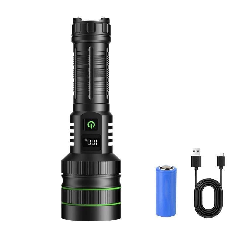 Фонарь ручной BL-TK-X1-TG-60W Черный (GR-07028)