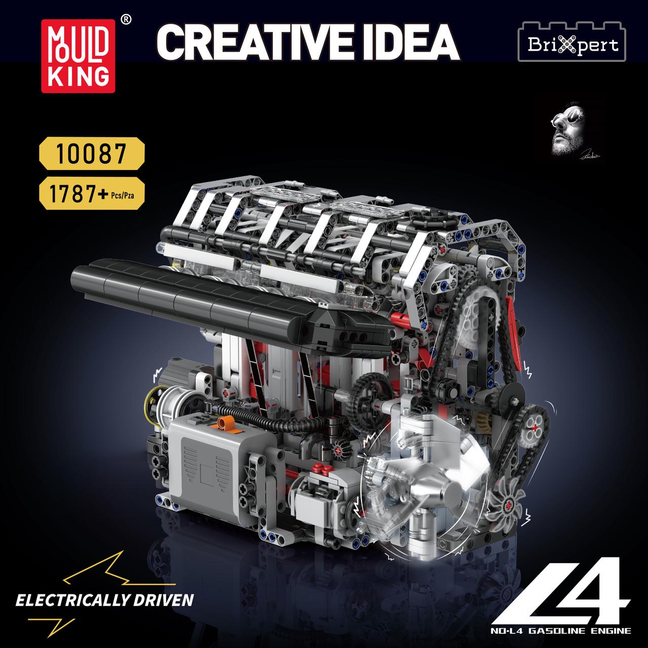 Конструктор детский Mould King TECHNIC Двигатель L4 четырехцилиндровый бензиновый 1787 дет. (22772730) - фото 7 Конструктор детский Mould King TECHNIC Двигатель L4 четырехцилиндровый бензиновый 1787 дет. (22772730) - фото 7