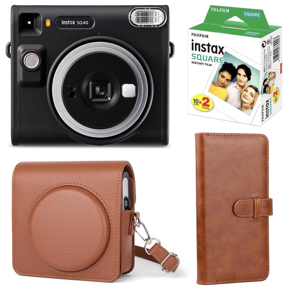 Подарочный набор камера Fujifilm Instax Square SQ40 фотобумага 20 шт./чехол/фотоальбом 80 фото Коричневый (2728000728) Подарочный набор камера Fujifilm Instax Square SQ40 фотобумага 20 шт./чехол/фотоальбом 80 фото Коричневый (2728000728)