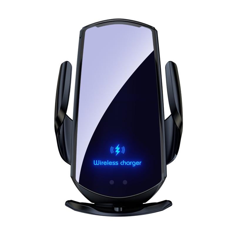Автомобильный держатель в машину с беспроводной зарядкой Черный (Q3