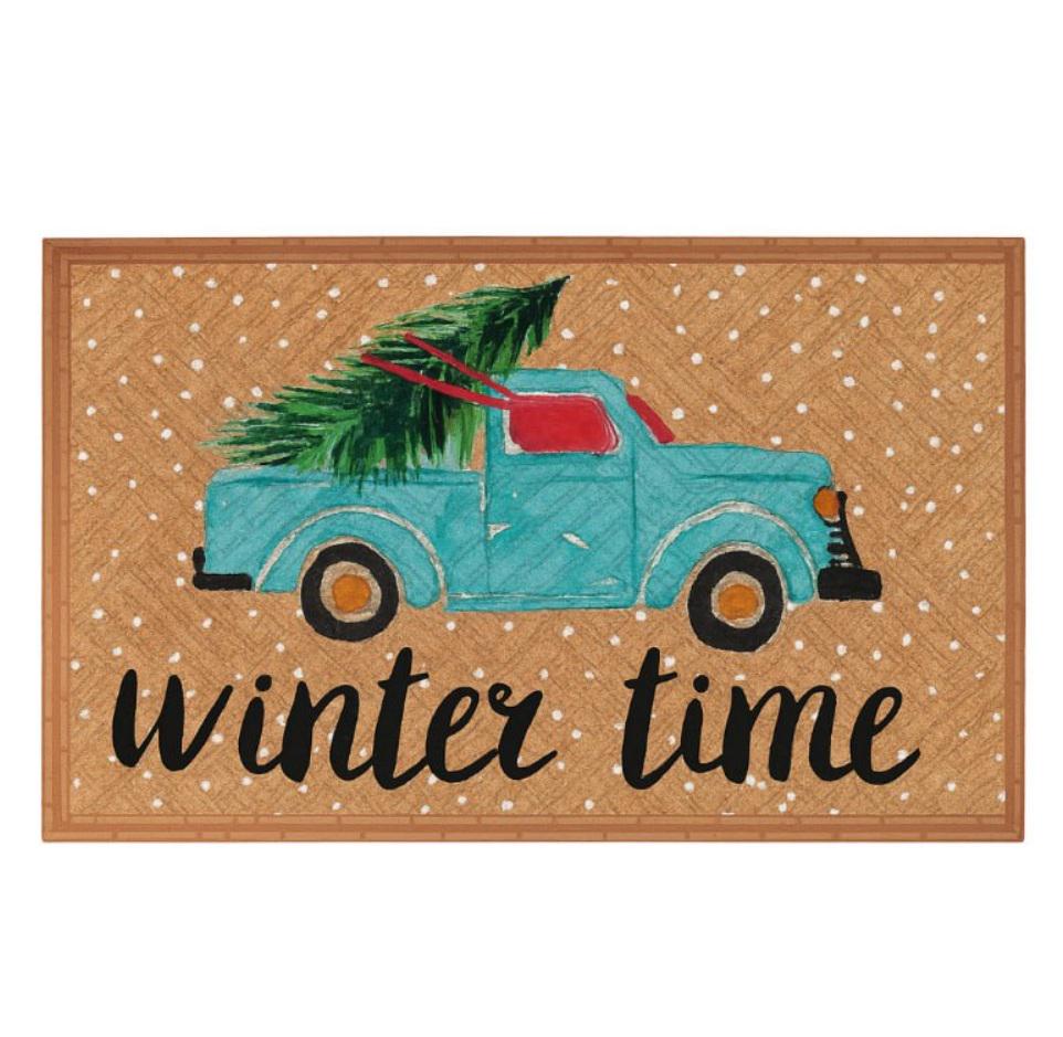 Коврик придверный Winter time 45x75 см Brown (125391)
