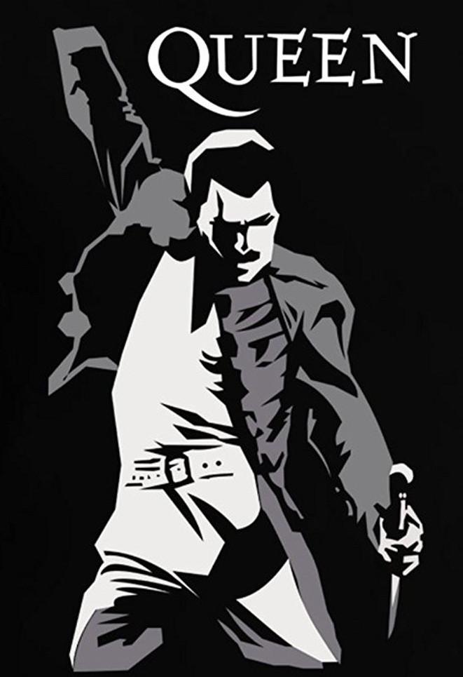 Картина постер Queen Квин 40х60 см DS411