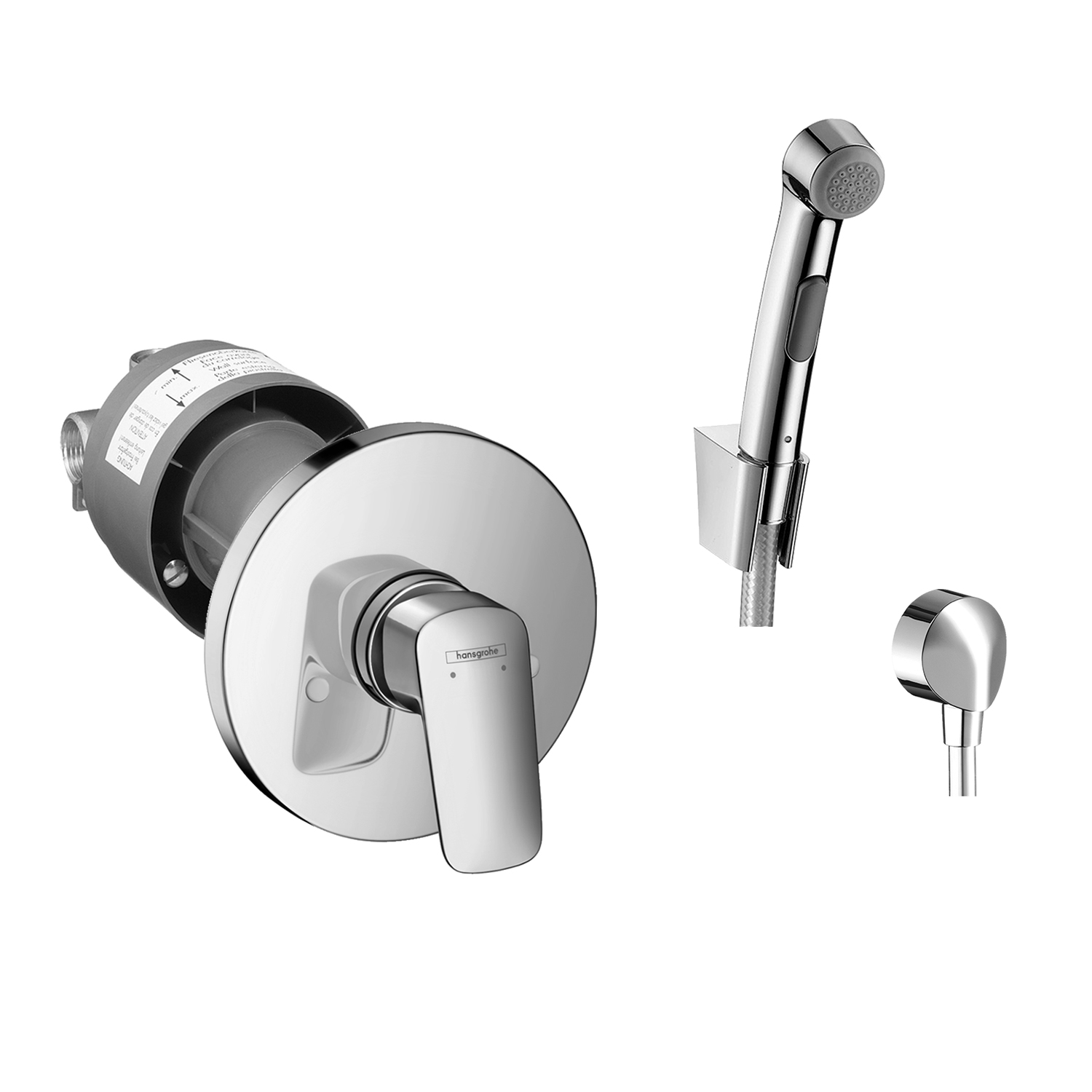 Смеситель с гигиеническим душем Hansgrohe Logis (1102019)