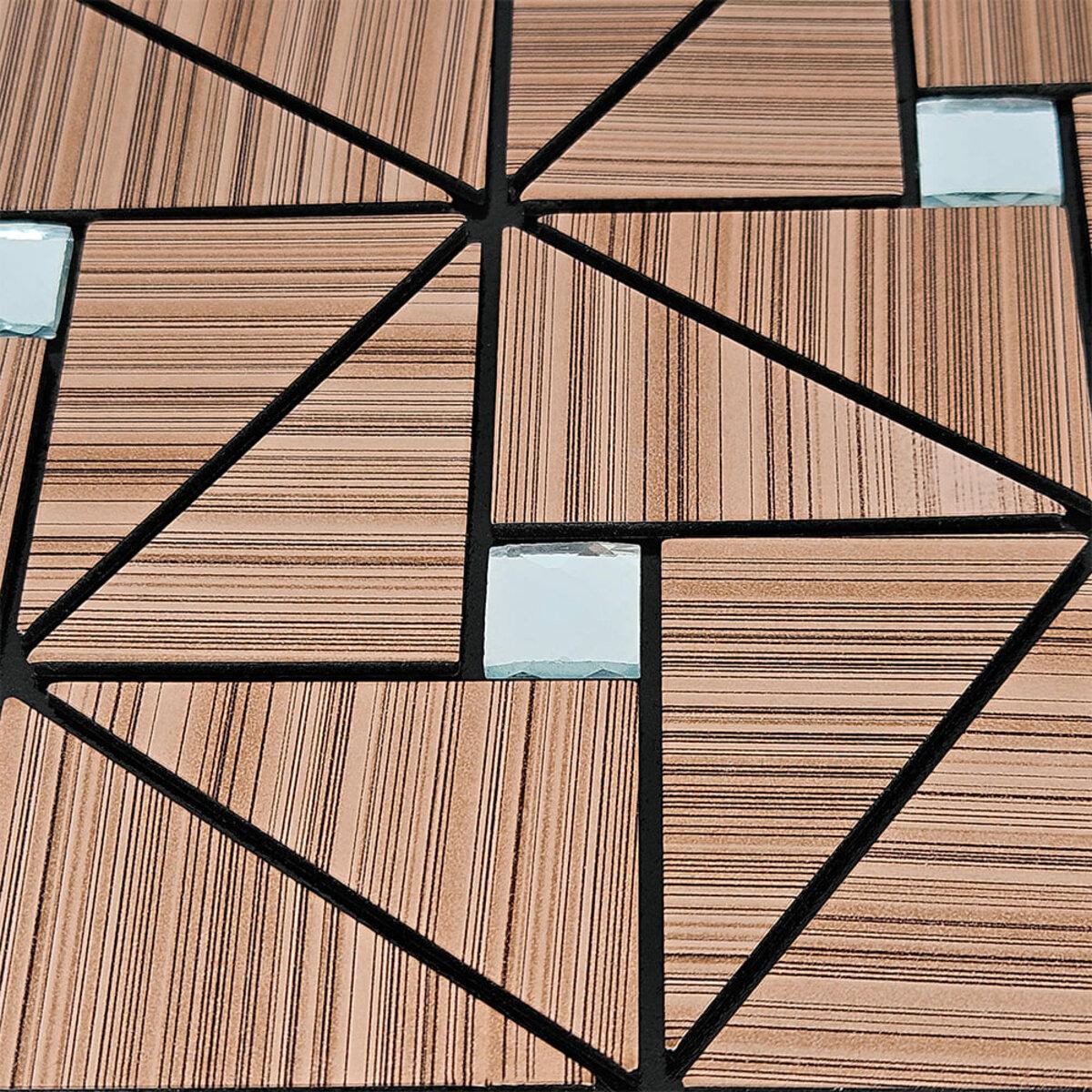 Плитка алюмінієва самоклеюча 300х300х3 мм Бронза (SW-00001927) - фото 5