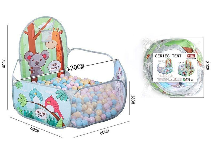 Детский бассейн для шаров d 1,2м (MA720pink) - фото 2 Детский бассейн для шаров d 1,2м (MA720pink) - фото 2