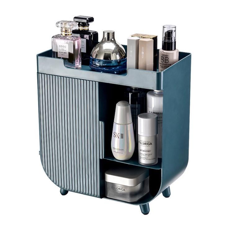 Органайзер для косметики шафка акрилові дверцята Зелений (W-8)