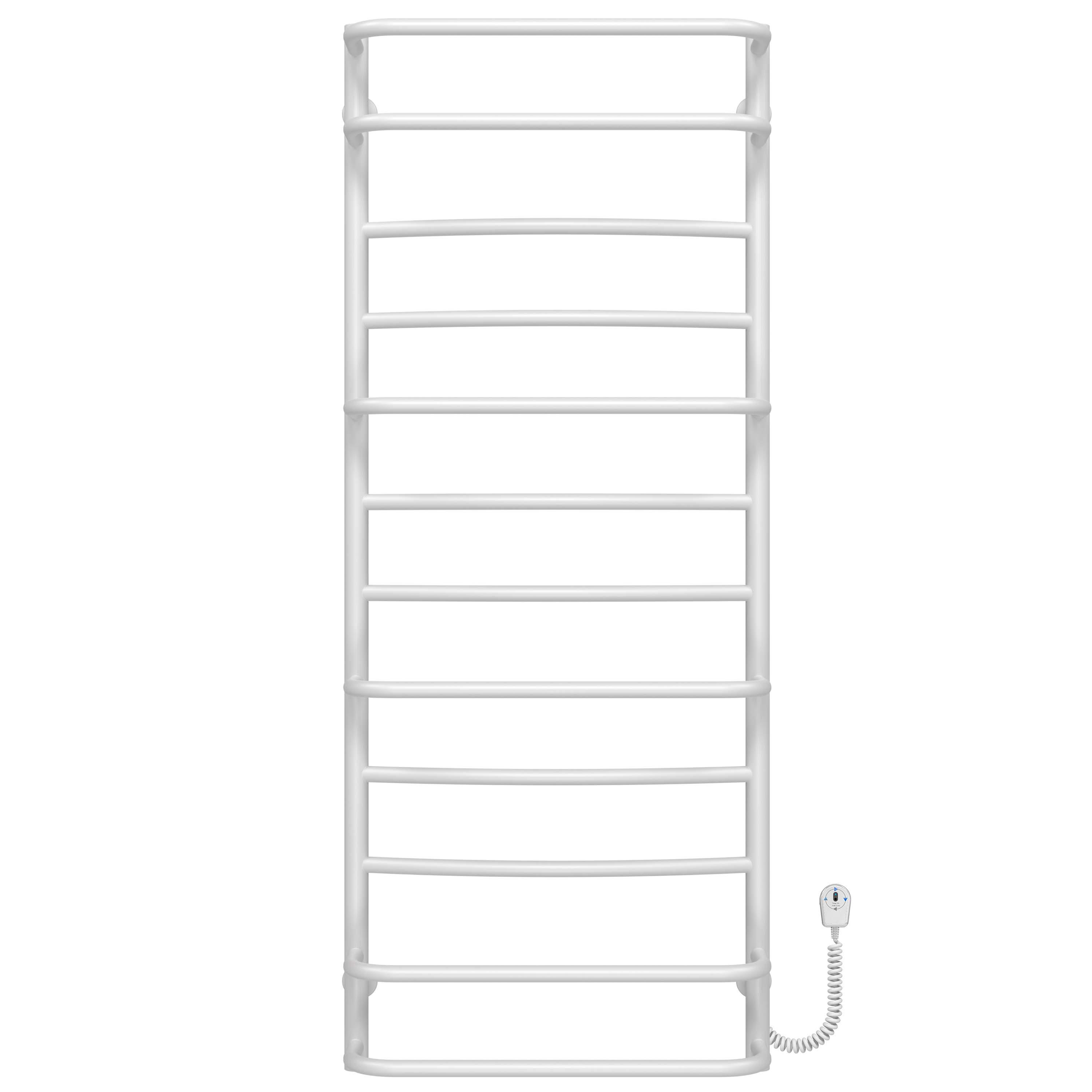 Полотенцесушитель электрический Deffi Аквамикс П12 EF16 правое подключение нержавеющая сталь 500х1300 мм Белый (C.AM.130.50.12.EWR5)