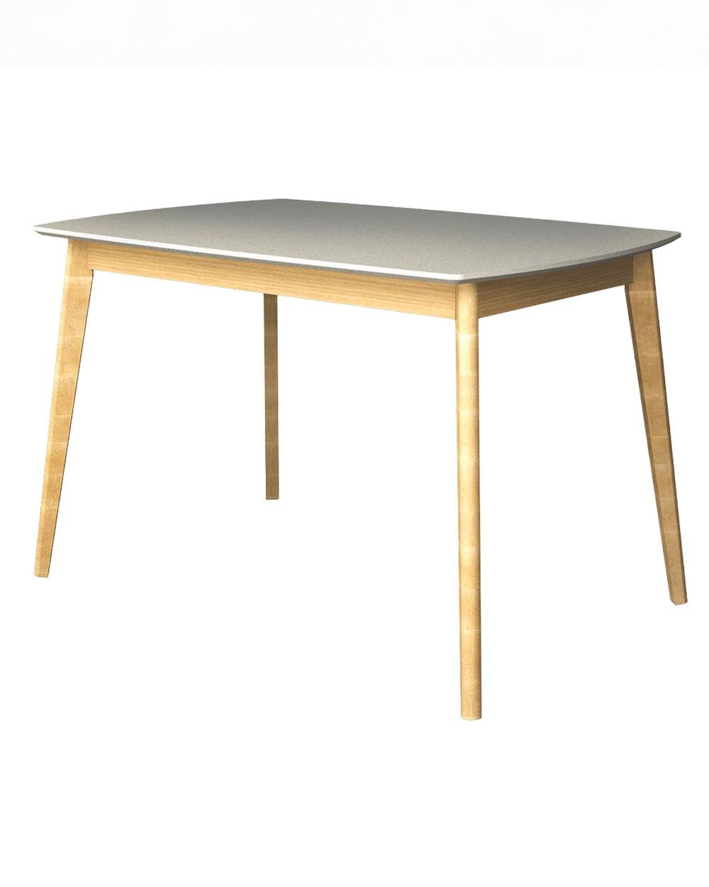 Обеденный стол AVVS Exen Loft прямоугольный 120х80 см Серый/Дерево (EXENGR)