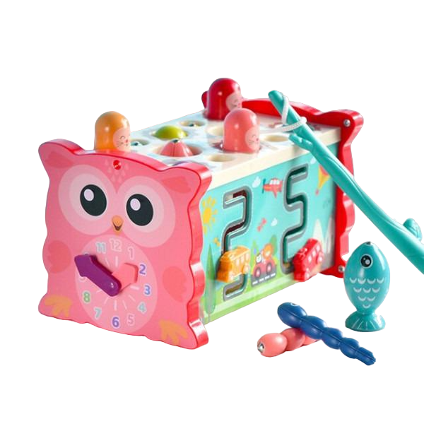 Игрушка развивающая Монтессори Magic Box 8в1 Pink (11902652)