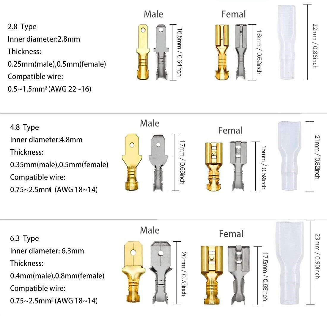 Клемники з ізоляцією Spec папка/мамка 720 шт. (SP-0686720) - фото 11