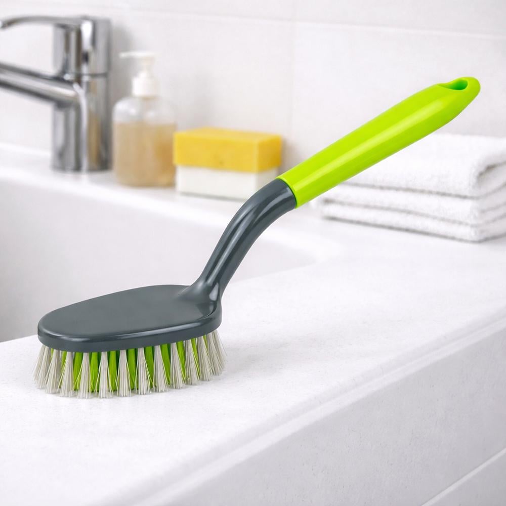 Щітка для посуду 117150 з довгою пластиковою ручкою 26x5,5x9,5 см Сірий