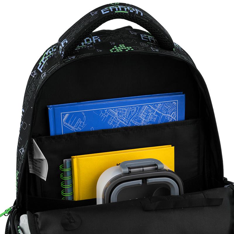 Школьный рюкзак GoPack Education GO25-175M-7 Error с анатомической спинкой (995128) - фото 6 Школьный рюкзак GoPack Education GO25-175M-7 Error с анатомической спинкой (995128) - фото 6