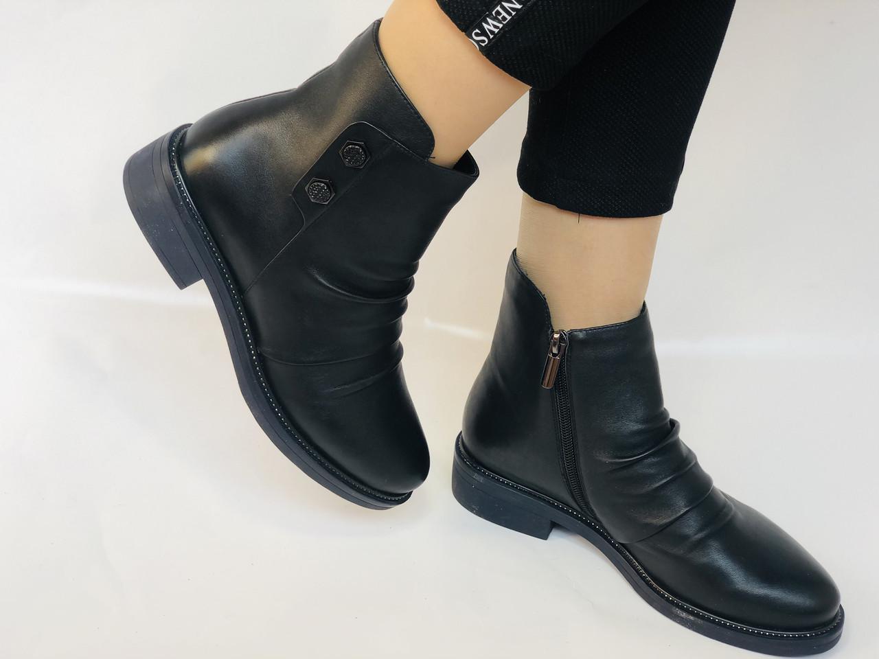 Ботинки женские осенние Molka р. 36 23,5 см Черный (2369) - фото 8 Ботинки женские осенние Molka р. 36 23,5 см Черный (2369) - фото 8