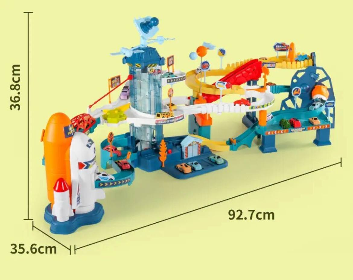 Подвійний паркінг Fun Game Космічна станція та Динопарк 5506A-5507А з автоматичним підйомником та підсвічуванням (2048716764) - фото 6 Подвійний паркінг Fun Game Космічна станція та Динопарк 5506A-5507А з автоматичним підйомником та підсвічуванням (2048716764) - фото 6