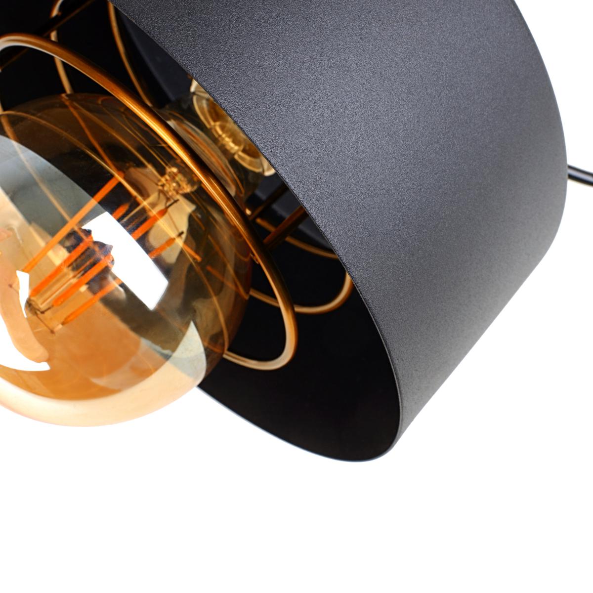 Люстра металлическая BL-699C/1 E27 BK Черный - фото 4