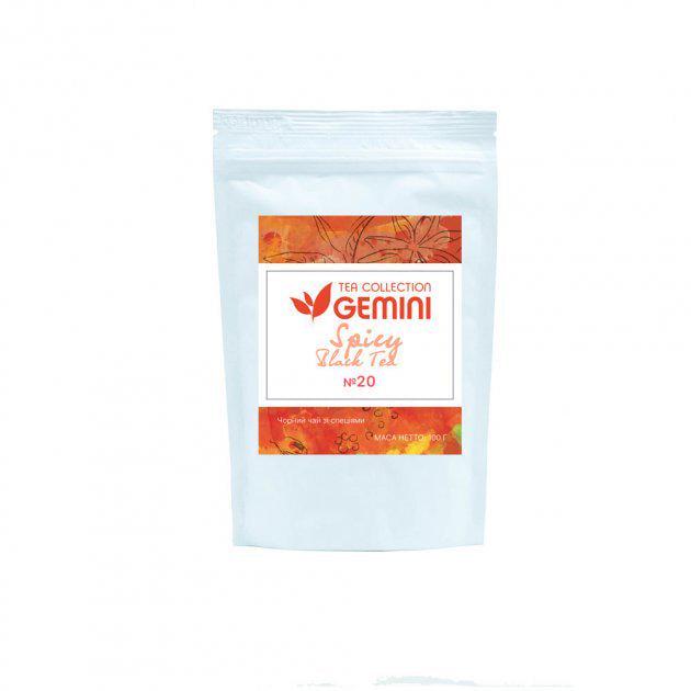 Чай чорний з добавками листовий Gemini Tea Collection Spicy Black Tea 100 г (5000000039432) Чай чорний з добавками листовий Gemini Tea Collection Spicy Black Tea 100 г (5000000039432)