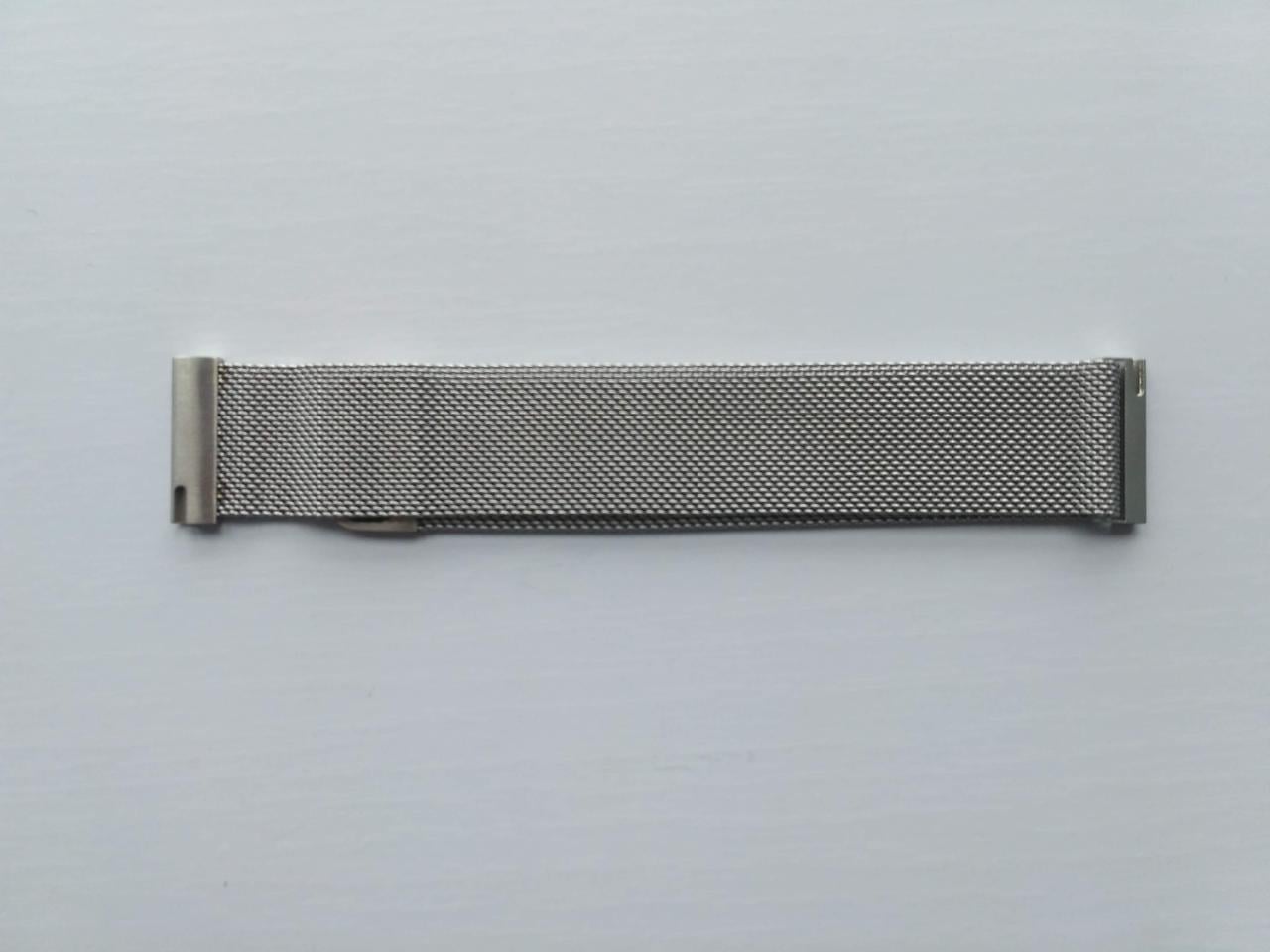 Ремешок для смарт-часов миланская петля металлический 22 мм Серебряный (1902P)