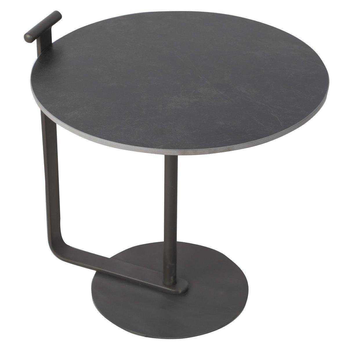 Журнальный столик Intarsio DAKOTA 50 см Серый матовый/Черный (25471546) Журнальный столик Intarsio DAKOTA 50 см Серый матовый/Черный (25471546)