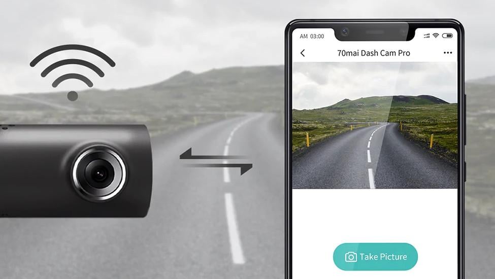 Автомобильный видеорегистратор 70mai Smart Dash Cam 1S MIDRIVE D06 - фото 5